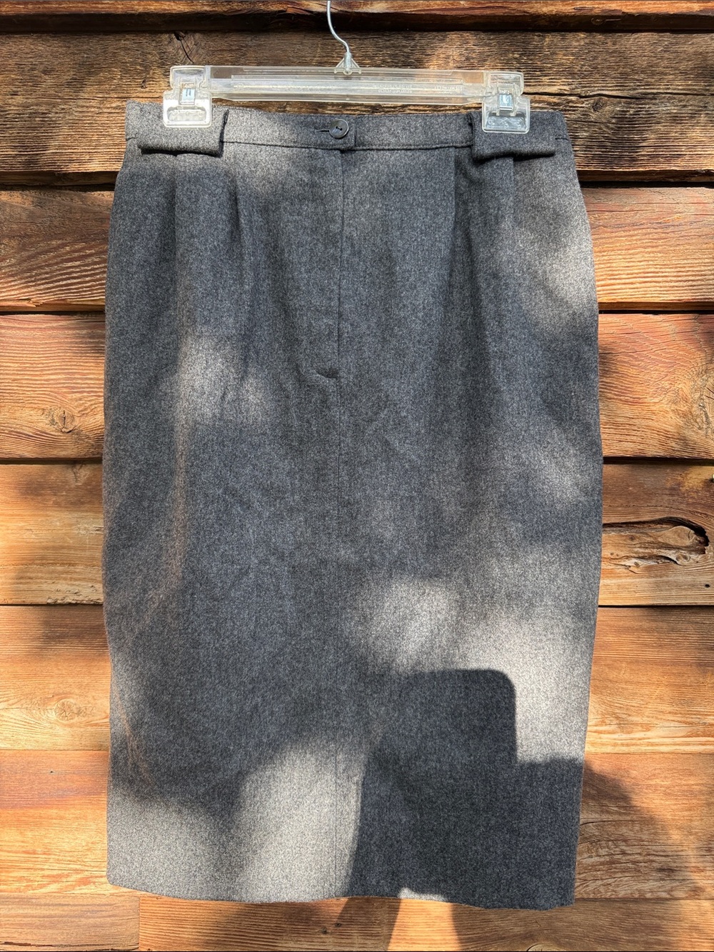 Jaeger made in Great Britain pure new wool fully lined pencil skirt vintage - Picture 2 of 4
